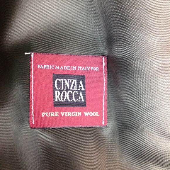 NWOT CINZIA ROCCA Designer Coat Made in  Italy - Picture 7 of 8